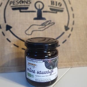 confiture mûre sauvage bio