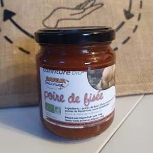 confiture bio poire de fisée