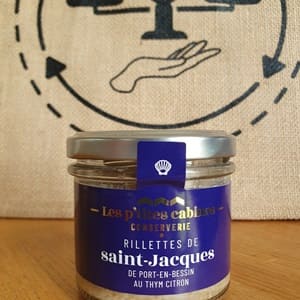 rillettes noix de saint jacques au thym citron