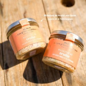 rillettes truite baies roses estragon normandie